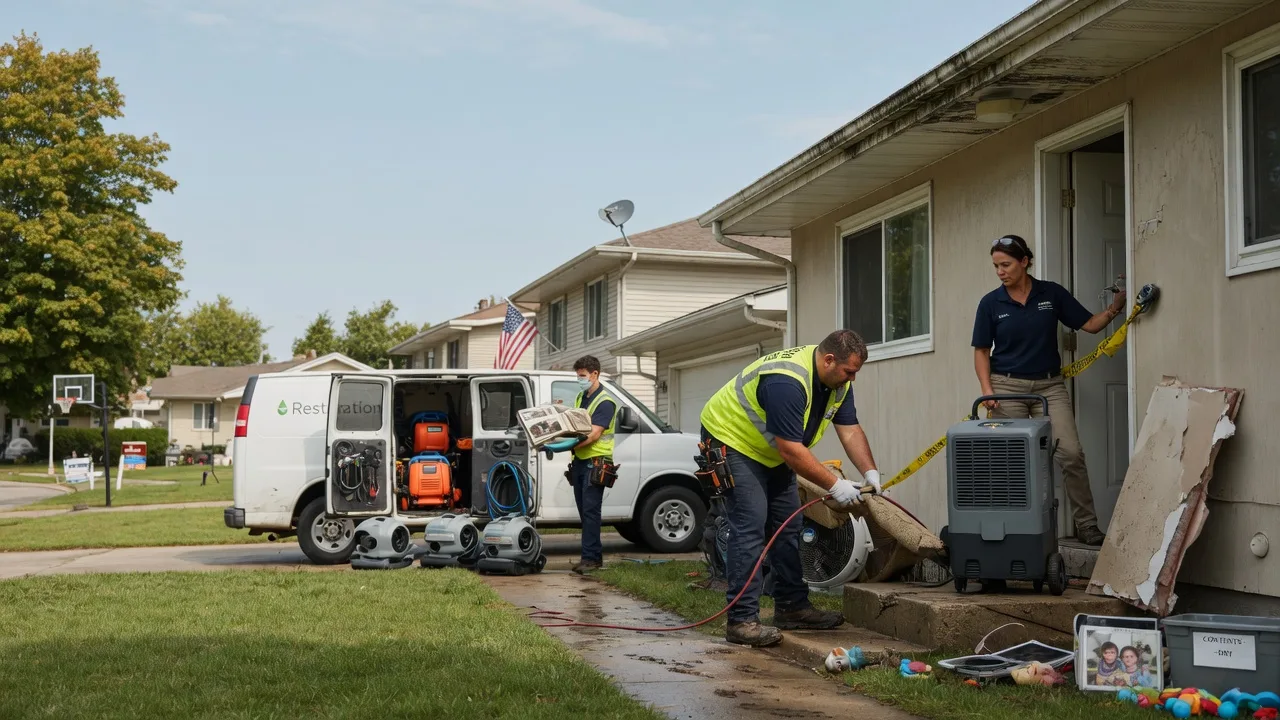 Water Damage Restoration in Greenville, IN near me